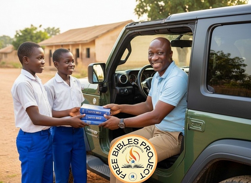 La distribution gratuite des Bibles aux écoliers